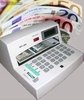 Maquina Detectora de Billetes y Monedas Falsos(sonido-alarma)Calculadora Digital