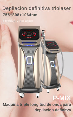 Máquina Diodo Laser 808nm para depilación aprobado FDA de EEUU CE trio laser