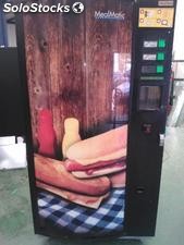 Maquina expendedora de sandwich pizza y bocadillos calientes