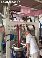 Máquina extrusora de película HDPE LDPE doble bobinadora - Foto 3