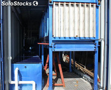 Máquina fabricadora de hielo en bloques enfriamiento directo en contenedor Ref39