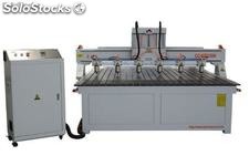 Máquina fresadora cnc con multicabezas para carpintería y publicidad--cc-m2325