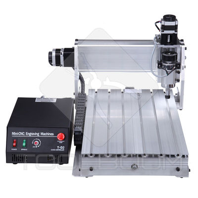 Máquina fresadora CNC de sobremesa de 4 ejes ChinaCNCzone 4030 (800 W)