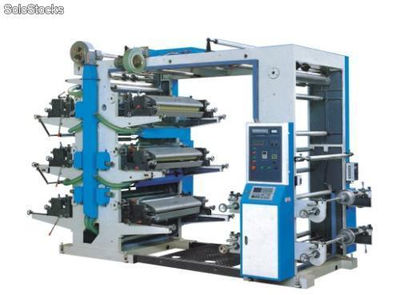 Máquina impresora flexible de rotograbación con dos colores serie yt