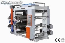 Máquina impresora flexográfica de 4 colores de bolsa de plastico