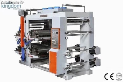 Máquina impresora flexográfica de 4 colores de bolsa de plastico