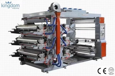 Máquina impresora flexográfica de 6 colores de bolsa plastico polietileno