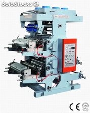 Máquina impresora flexográfica de doble color