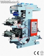 Máquina impresora flexográfica de doble colores
