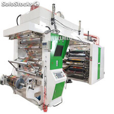 Máquina impresora flexográfica tambor central CI 4 colores ancho 600mm a 1200 mm