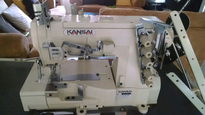 Máquina Industrial de Collarete de Doble Tramado KANSAI Special Series WX8803F