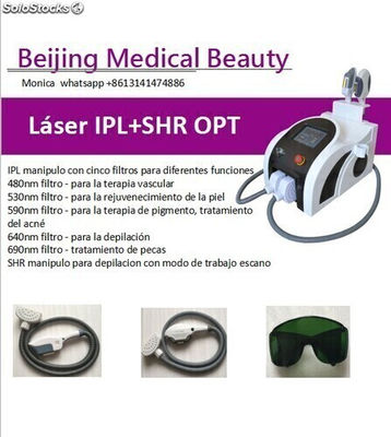 Máquina ipl Elight Más opt / shr / aft para depilacion y rejuvenecimiento