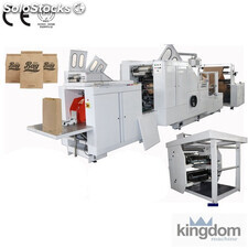 Máquina para fabricar bolsa de papel con dos colores flexo impresora