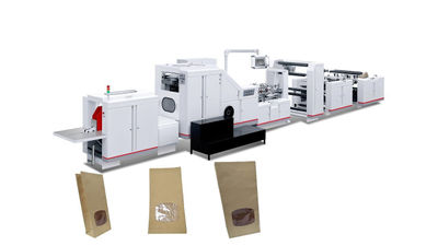 Máquina para fabricar bolsa de papel con ventana panadería - Foto 5