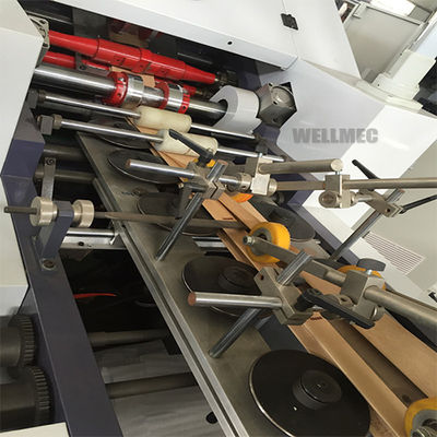 Máquina para fabricar bolsas de papel de fondo cuadrado con ventana de troquelad - Foto 5