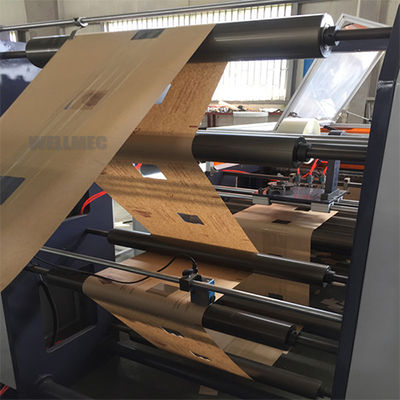Máquina para fabricar bolsas de papel de fondo cuadrado con ventana de troquelad - Foto 4