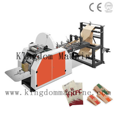 Máquina para fabricar bolsas de papel para alimentos con dos colores impresora