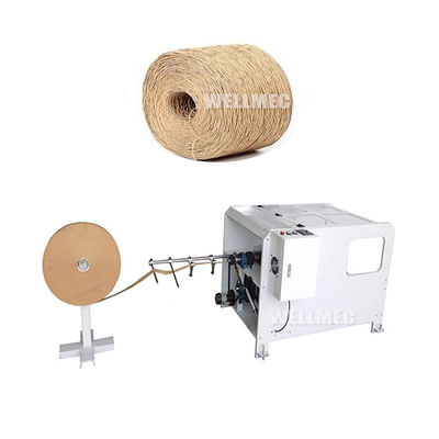 Máquina para fabricar cuerdas con asa de bolsa de papel trenzada de una estación