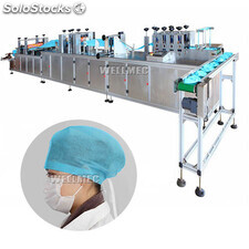 Máquina para fabricar gorros médicos quirúrgicos