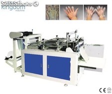 Máquina para fabricar guantes de plástico desechable