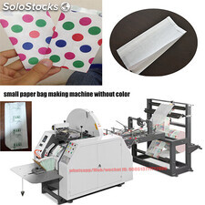 máquina para hacer bolsas papel en forma de v para bocadillos galletas pequeñas