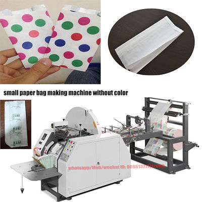 máquina para hacer bolsas papel en forma de v para bocadillos galletas pequeñas
