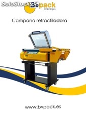 Máquina para retractilar ideal gráficas y telefonía.