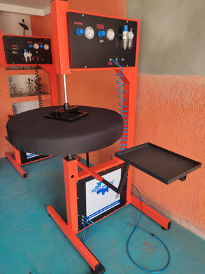 Máquina Prensa Pneumática para grampear cabeceiras e assentos - Foto 4