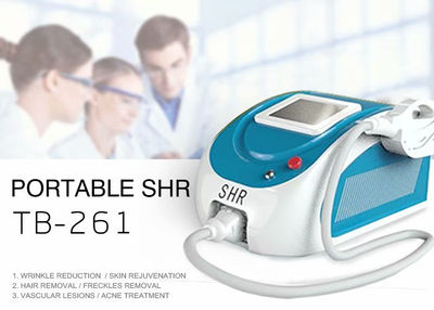 Máquina profesional laser Portable SHR IPLl para retiro de la arruga y del pelo - Foto 3