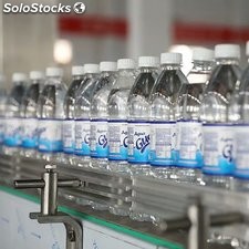 Maquina que hacer potable agua lleado soplado etiquetado entera linea