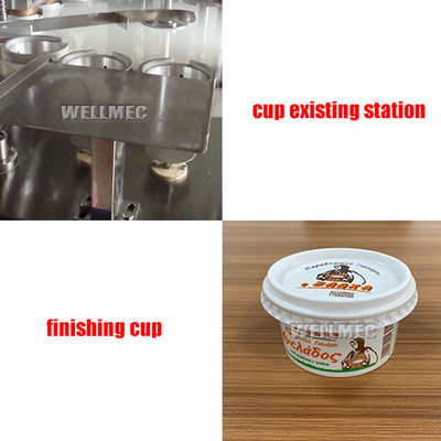 Máquina rotativa automática de llenado y sellado para helado / gelatina / yogur - Foto 4
