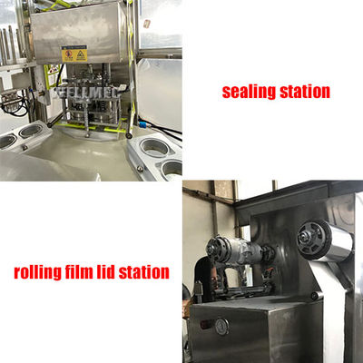 Máquina rotativa automática de llenado y sellado para helado / gelatina / yogur - Foto 5
