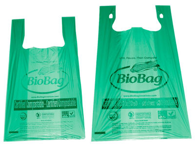 Maquina selladora fabricar bolsas Camiseta y basura de biodegradable PLA