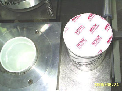 Maquina TermoSeladora tekpack para aplicação de selo plastico no bocal de potes. - Foto 5