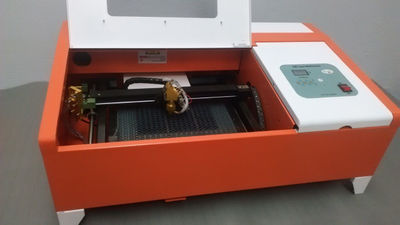 maquinas de corte laser BuchiCNC 40 W 30x20 cm - Foto 4