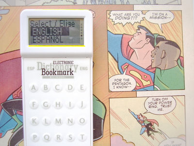Marcapagina Diccionario Electronico Español Ingles Dictionary Bookmark Spanish E - Foto 3