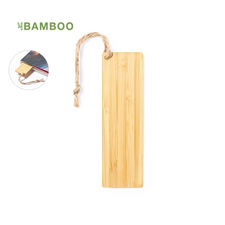 Marcapáginas de bambú y con cordón de yute