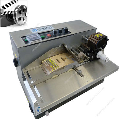 Marcatore automatico rotativo con sfogliatore per stampa a caldo mod. fp my380-f