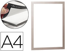 Marco porta anuncios durable magnetico din a4 dorso adhesivo removible color