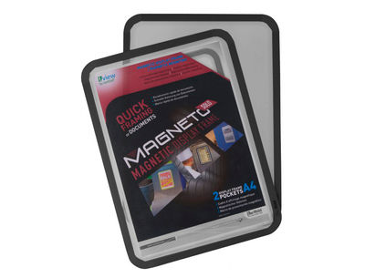Marco porta anuncios tarifold magneto din a3 con 4 bandas magneticas en el dorso - Foto 2
