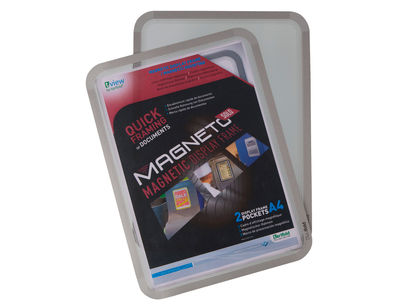 Marco porta anuncios tarifold magneto din a4 con 4 bandas magneticas en el dorso - Foto 2