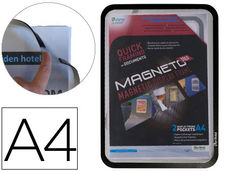 Marco porta anuncios tarifold magneto din a4 con 4 bandas magneticas en el dorso