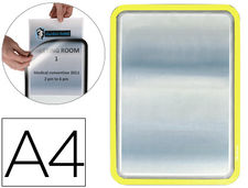 Marco porta anuncios tarifold magneto din a4 dorso adhesivo removible color