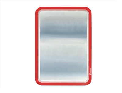Marco porta anuncios tarifold magneto din a4 dorso adhesivo removible color rojo - Foto 2