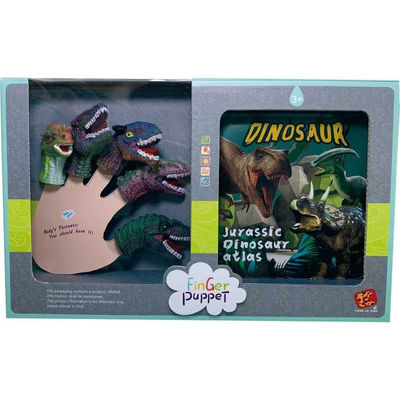 Marioneta Dedos Dinosaurios Con Cuento - Foto 2