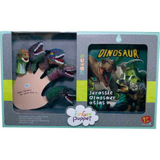 Marioneta Dedos Dinosaurios Con Cuento