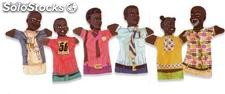 Marionetas Guiñoles de familias - Africana