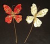 Mariposa glitter terciopelo 30 cm.