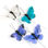 Mariposas de plumas decorativas pack 24 ud. Mariposas para decorar. - 2