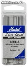 Markal Silver Streak Specksteinstift-Ersatzminen